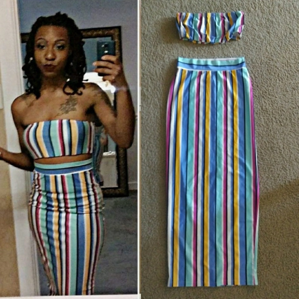 Striped 2 piece